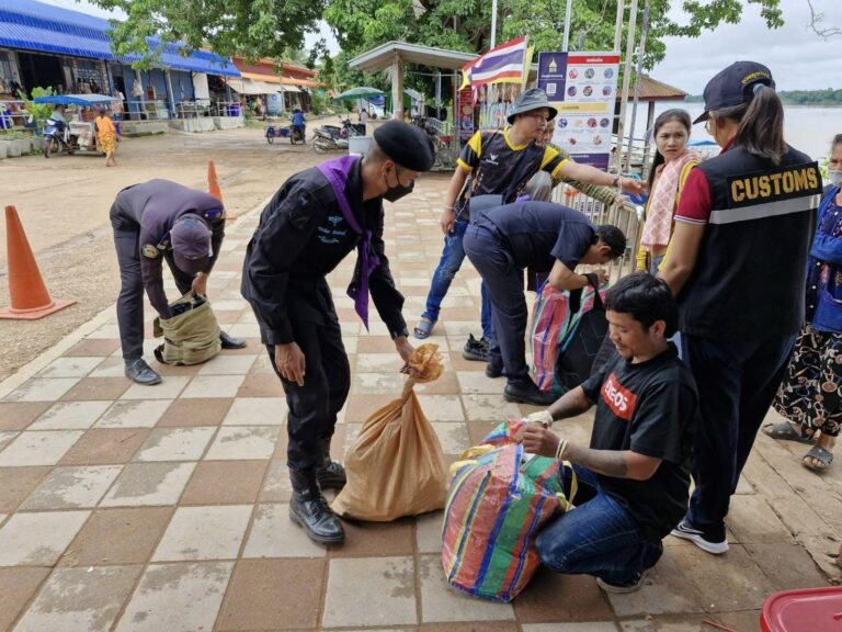 ตรวจเข้มทุกช่องทาง ป้องกันการกระทำผิดตามแนวชายแดนไทย – ลาว – กัมพูชา