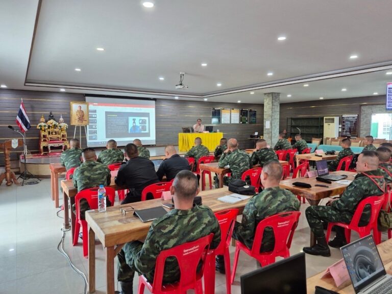 การจัดการฝึกอบรมเพิ่มประสิทธิภาพเจ้าหน้าที่ประชาสัมพันธ์ของหน่วย