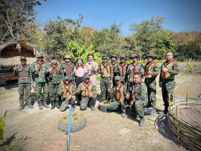 โครงการทหารพันธุ์ดี “ชุมชนเบิกบาน อาหารปลอดภัย”