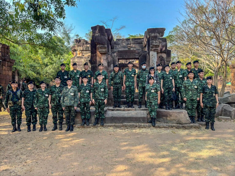 “ให้การต้อนรับคณะอาจารย์ ส่วนการศึกษา โรงเรียนนายร้อยพระจุลจอมเกล้า“🧑‍🏫👨‍🏫💂‍♂️